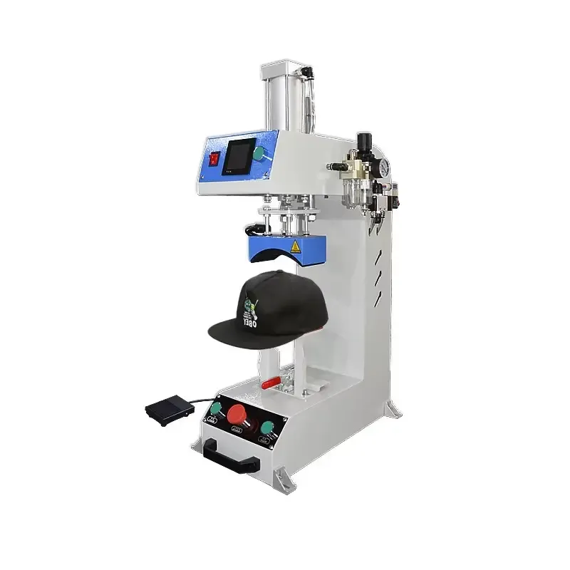 Plancha neumática semiautomática para gorras para talleres de personalización - imagen 3
