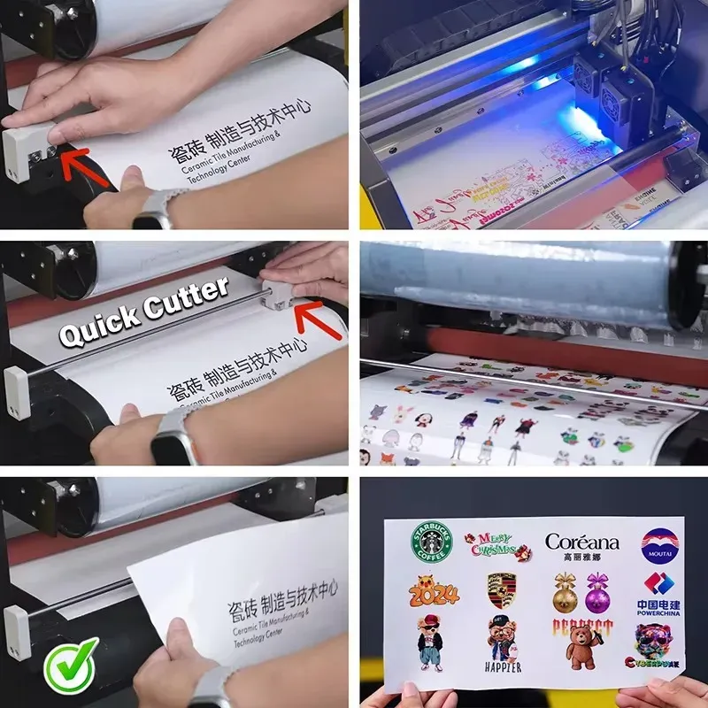 Imprimante UV DTF à deux têtes XP600 pour étiquettes personnalisées - image 6