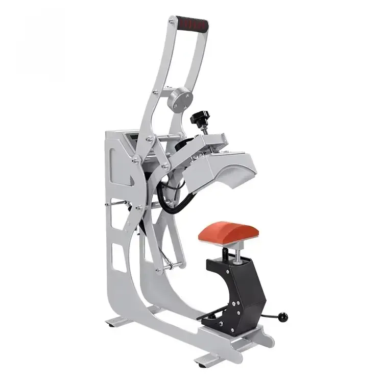Swing-Away Manual Cap Heat Press Machine for Hat and Logo Transfer