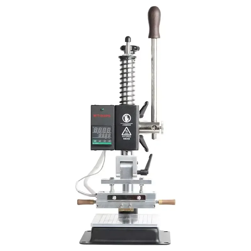 WT-90PS Flip Head Hot Foil Stamping Machine for Precise Logo Transfer
