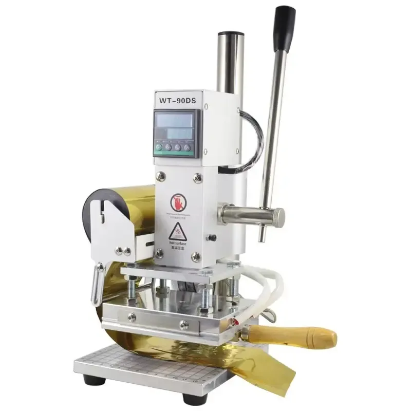 WT-90DS Digital Manual Hot Foil Stamping Machine for Leather and Cards - image 2