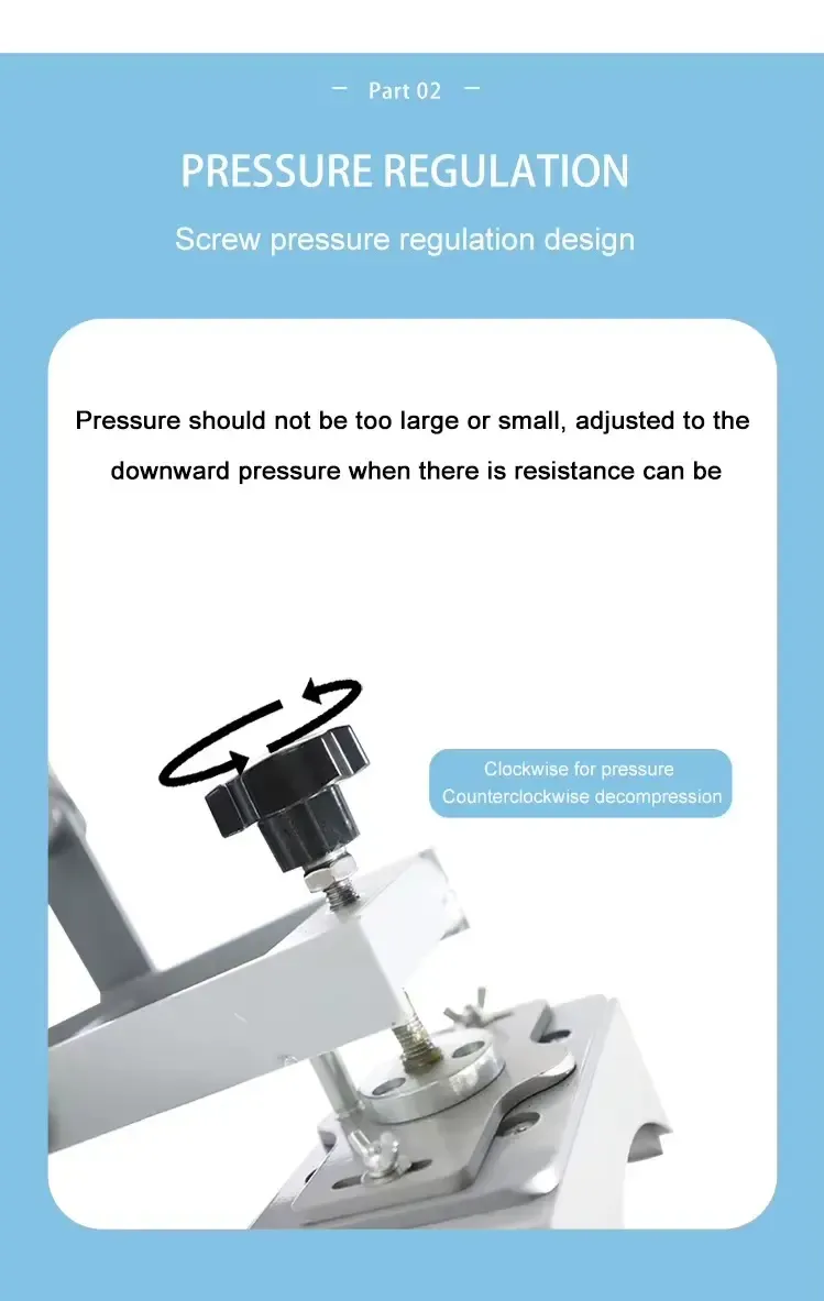 Swing-Away Manual Cap Heat Press Machine for Hat and Logo Transfer detail 5
