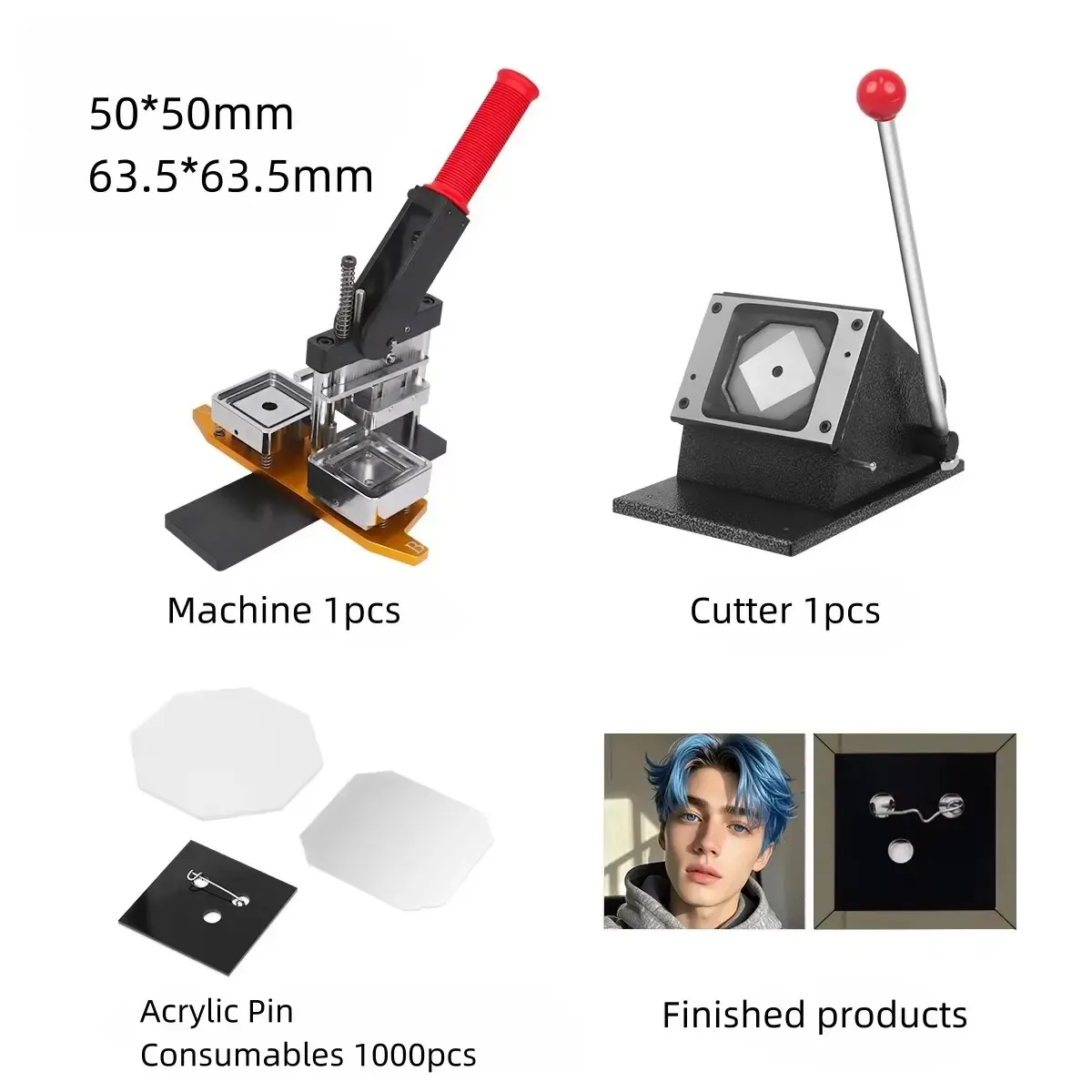 High Quality Fridge Magnet Making Machine for B2B Custom Gifts detail 3