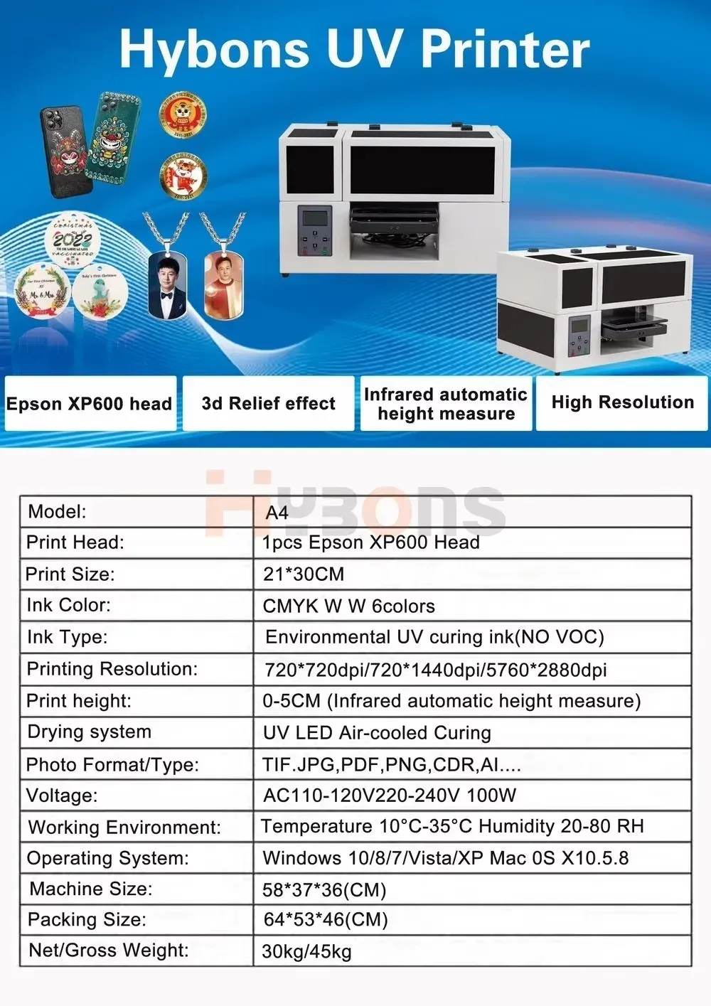 A4 UV Printer for Custom Product Decoration detail 2