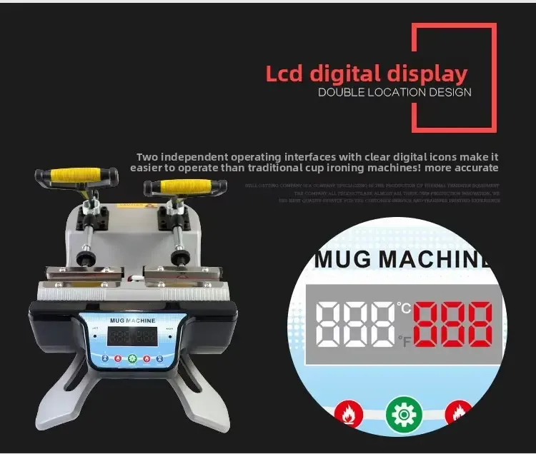 Presse à mugs et machine de cuisson de tasses multifonctions - détail 4