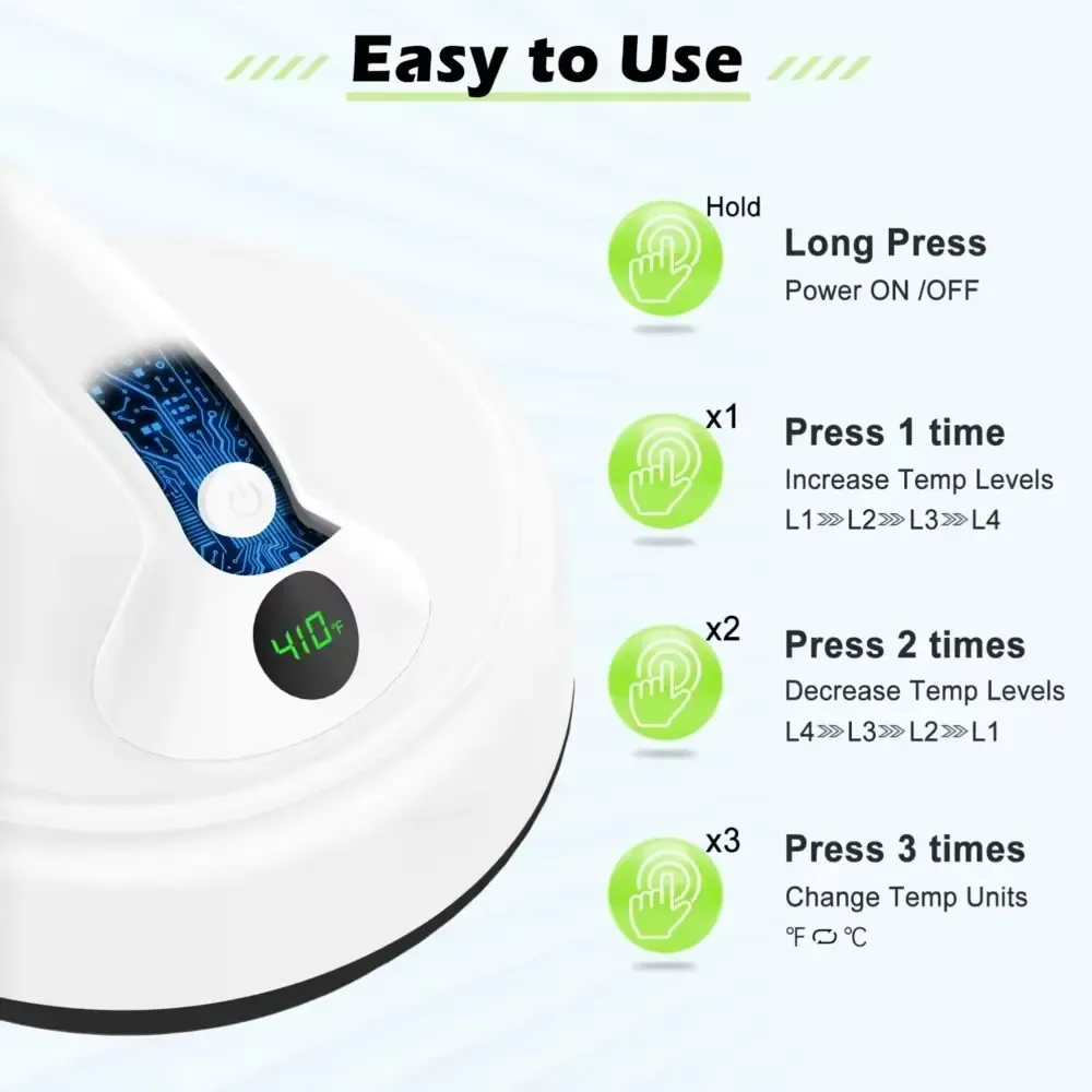 5-Inch Portable Electric Heat Press Machine for Small Custom Products - image 3