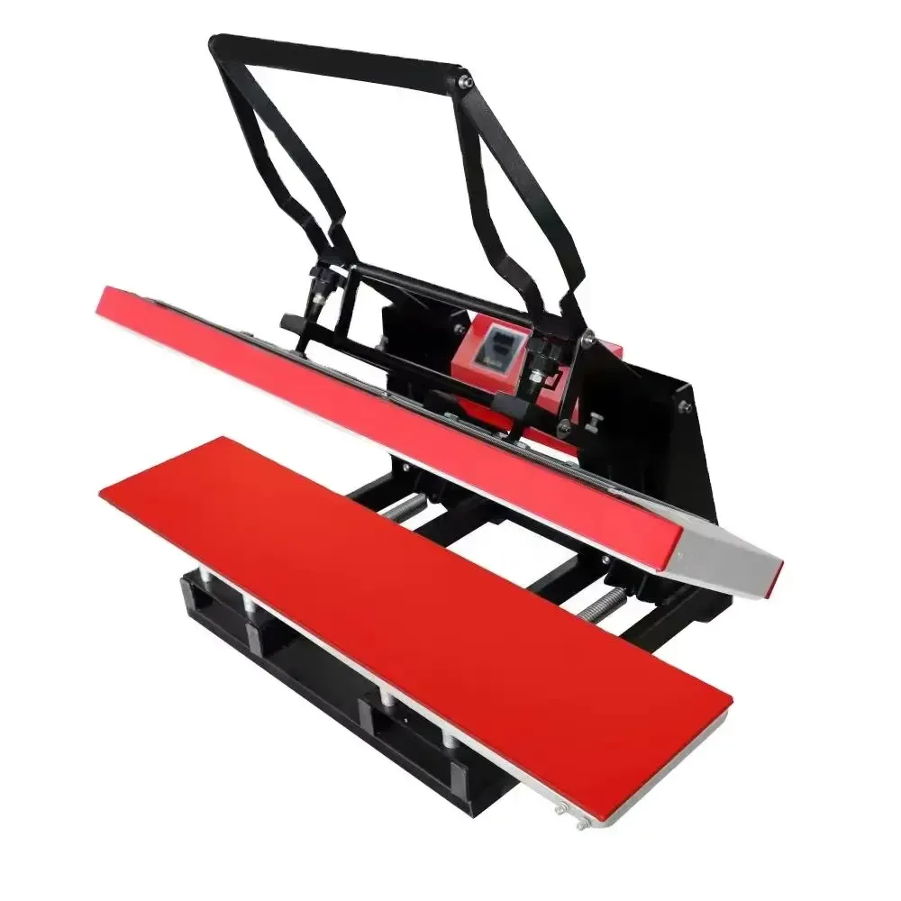 Dual Station Manual Heat Press for Garment Production detail 1