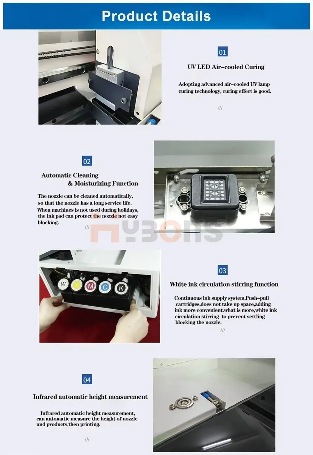 A4 UV Printer for Custom Product Decoration detail 3
