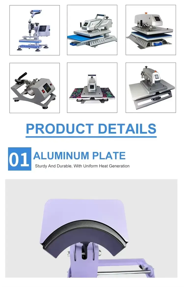 Plancha eléctrica portátil para gorras para producción personalizada - detalle 6