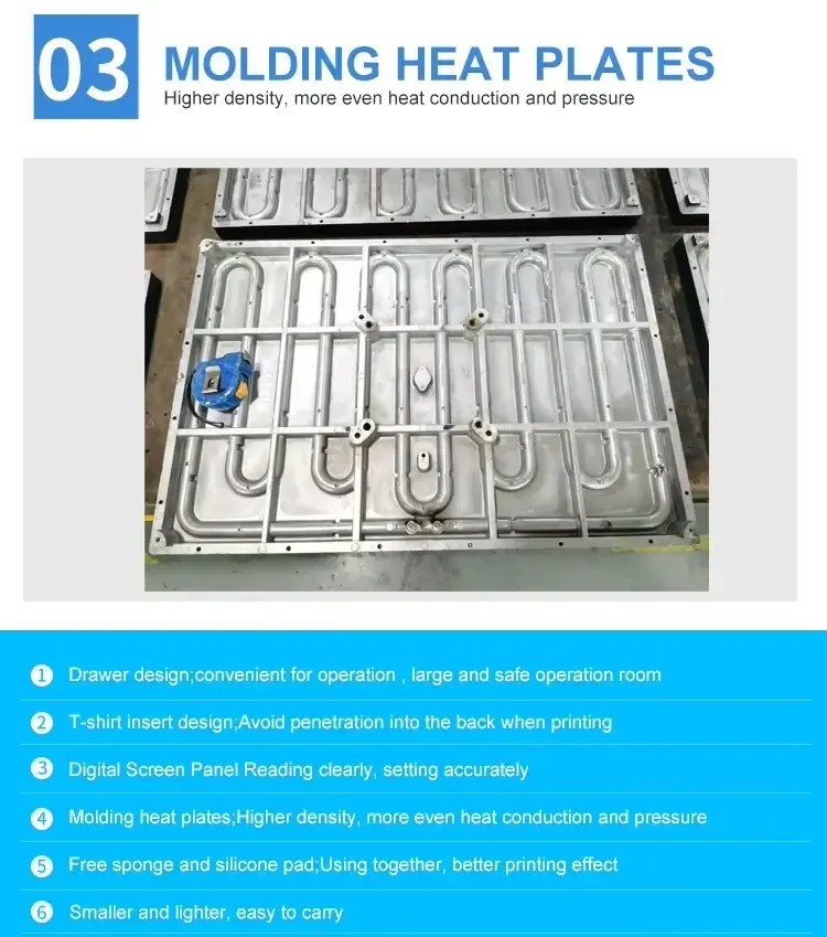 Manual Heat Press for T-Shirt and Fabric Transfer detail 4
