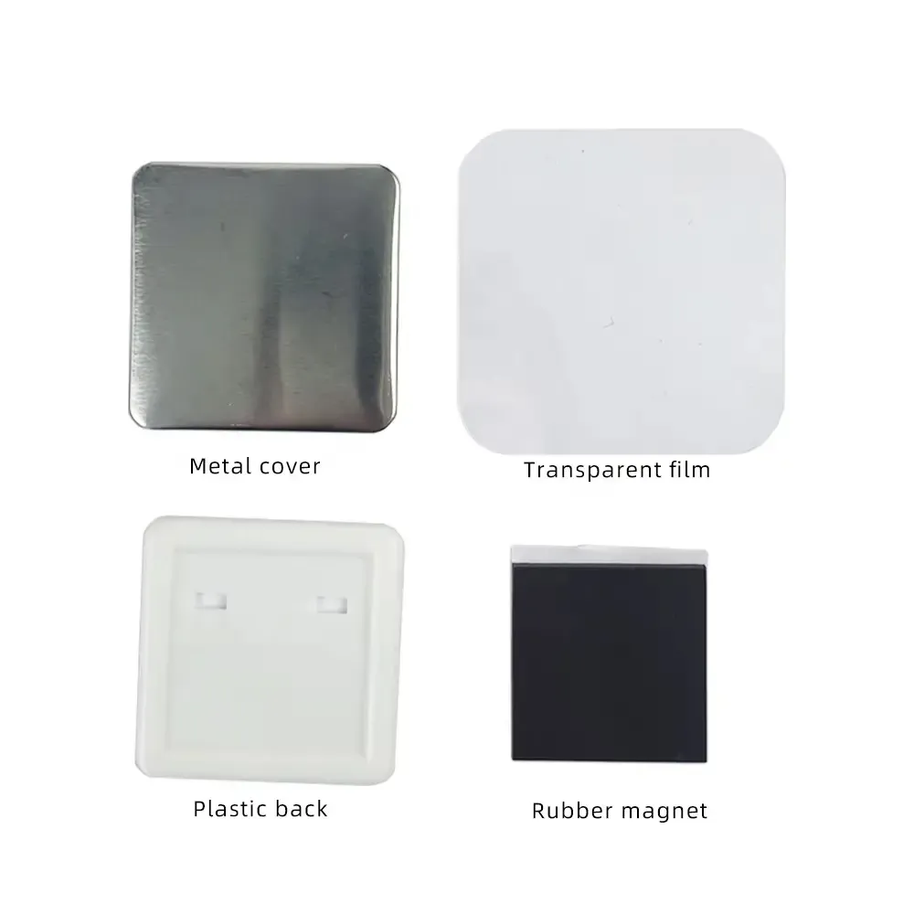 Máquina de ímãs de geladeira quadrados personalizados de 50x50 mm - detalhe 3