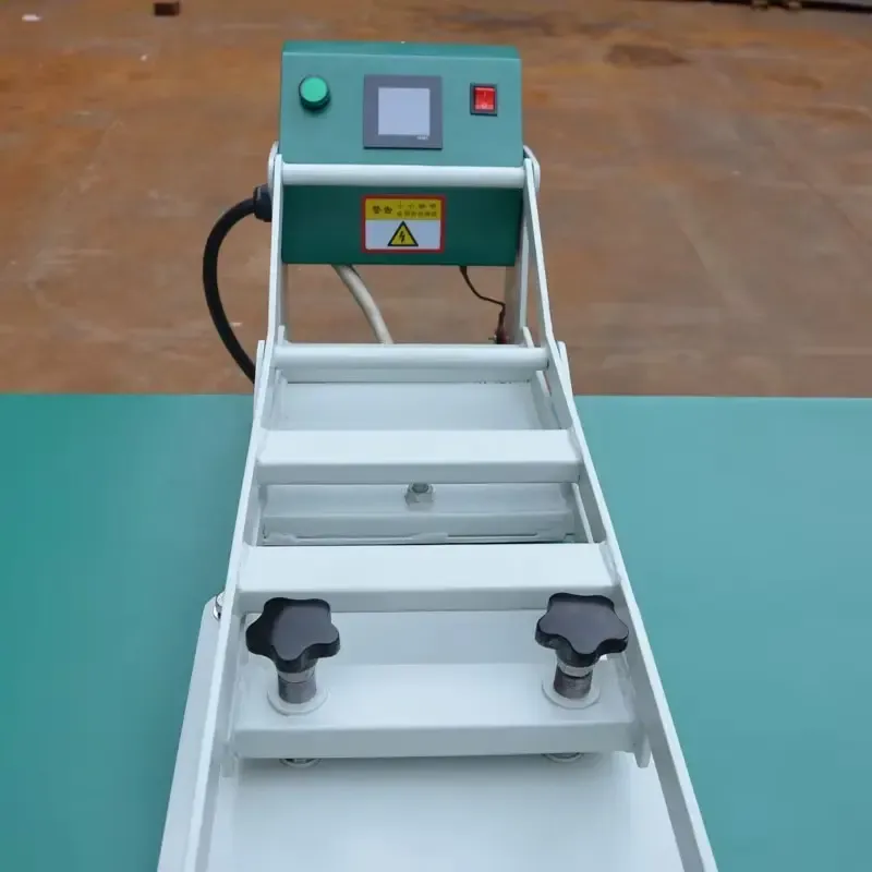 Plancha térmica manual plana de gran formato para producción textil - detalle 5