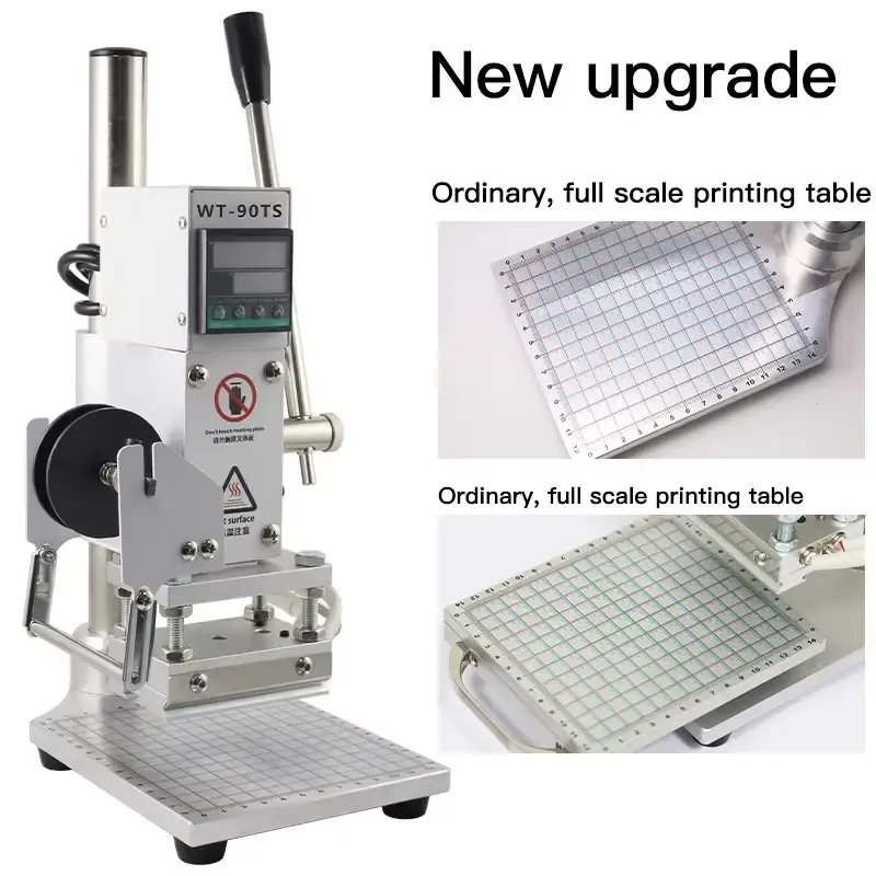 WT-90DS Digital Manual Hot Foil Stamping Machine for Leather and Cards - image 4