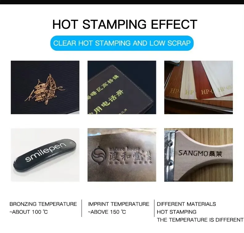 Máquina hidráulica de hot stamping e prensa térmica para uso industrial - detalhe 15
