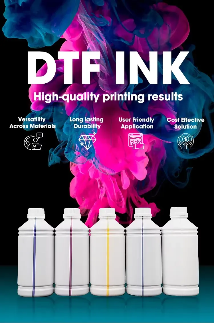 DTF Transfer Ink for Apparel Heat Transfer Workflows detail 1