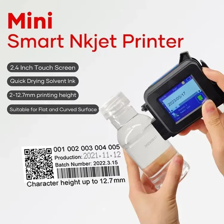 Portable Handheld Inkjet Printer for Custom Marking detail 1