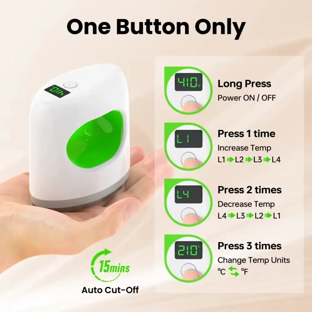 Handheld Portable Electric Heat Press for Craft and Apparel Transfers - image 4