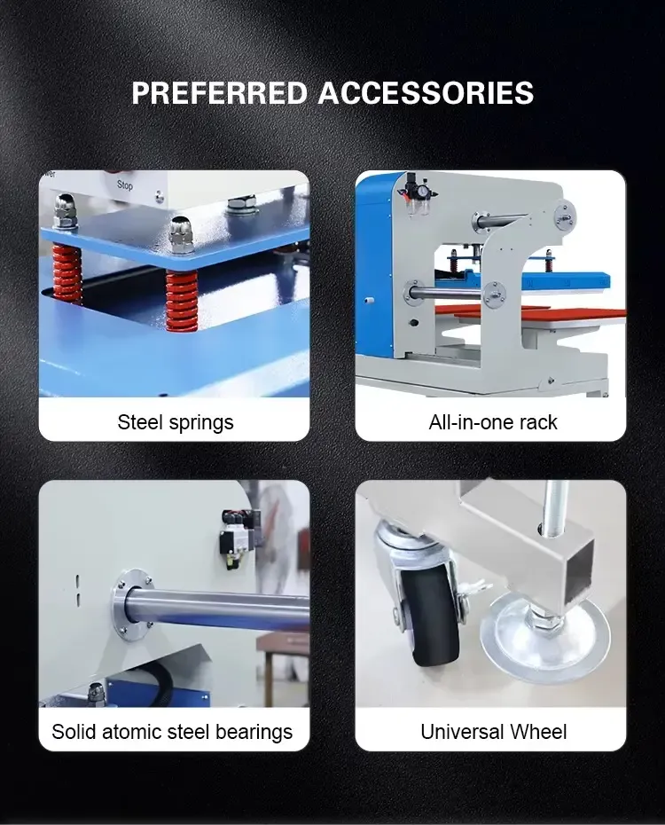 60x40cm 24x16 Inch Pneumatic Heat Press Machine detail 11