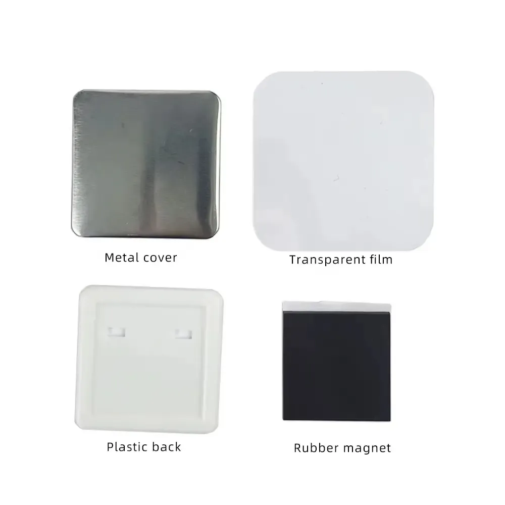 Máquina de ímãs de geladeira quadrados personalizados de 50x50 mm - imagem 2