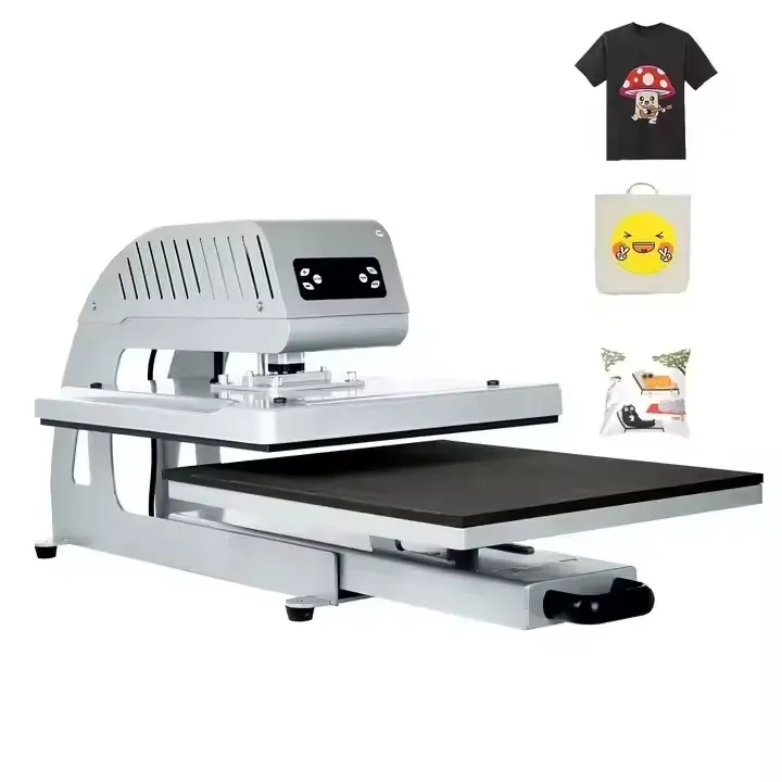 Drawer Base Electric Heat Press for Garment Transfer