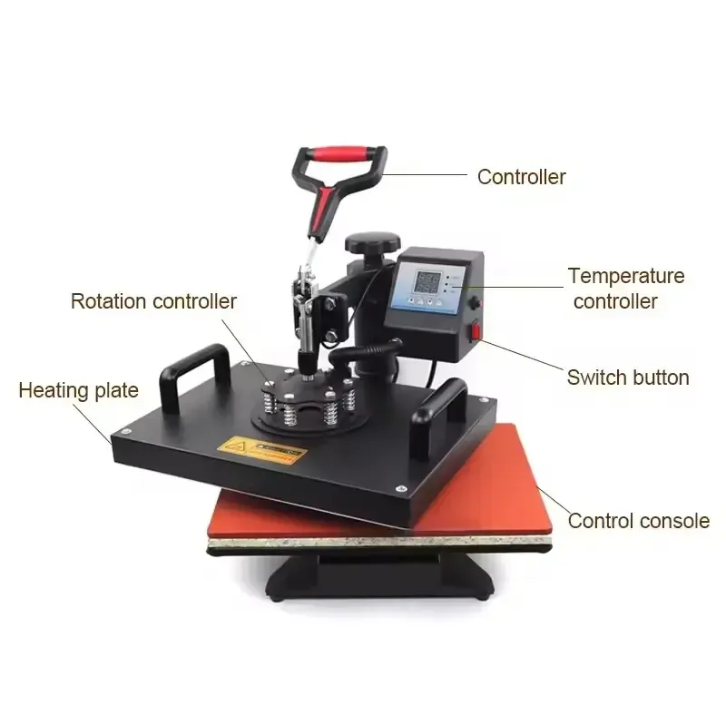 10-in-1 Combo Heat Press for Custom Transfer Production - image 4