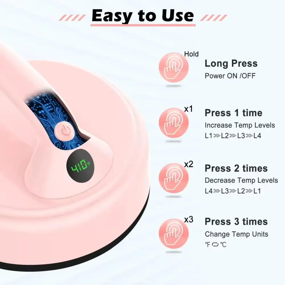 Portable 5-Inch Ceramic Electric Heat Press for Small Transfer Jobs - image 5