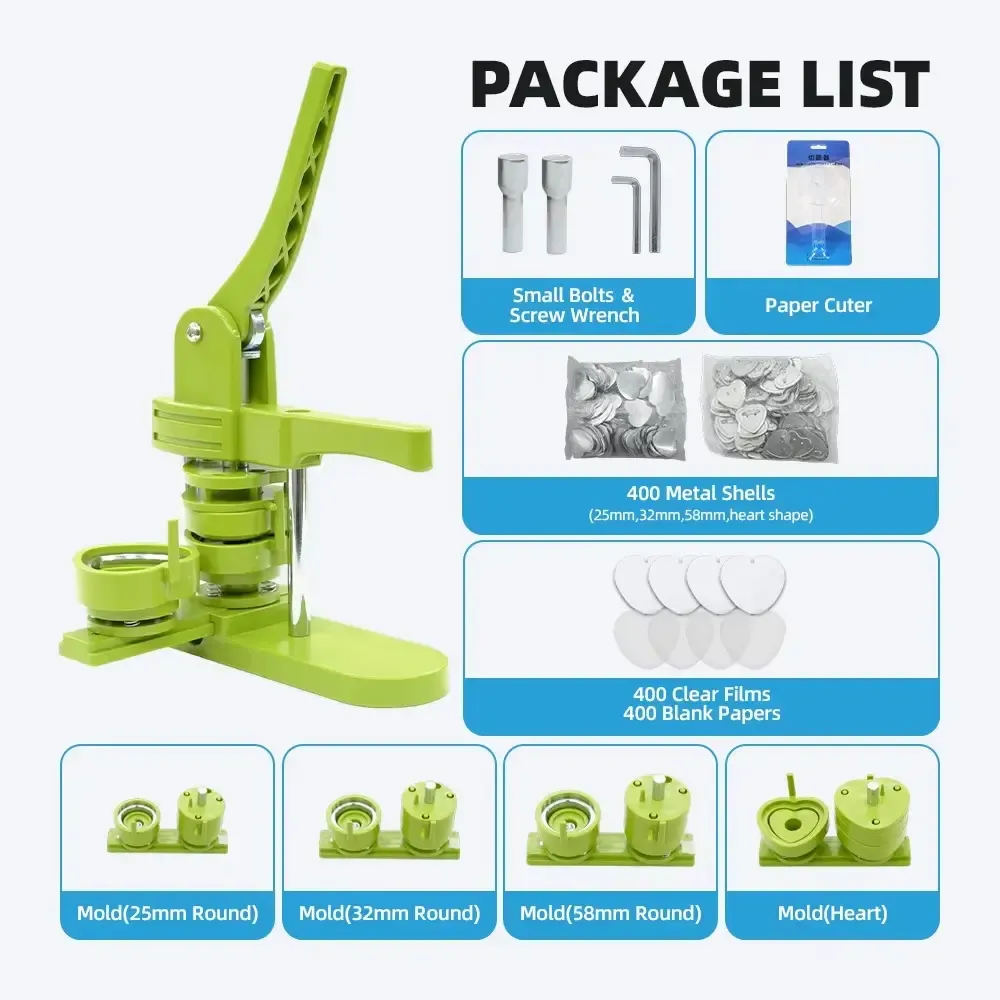 Professional 3-in-1 Heart Shape Fridge Magnet Making Machine - image 2