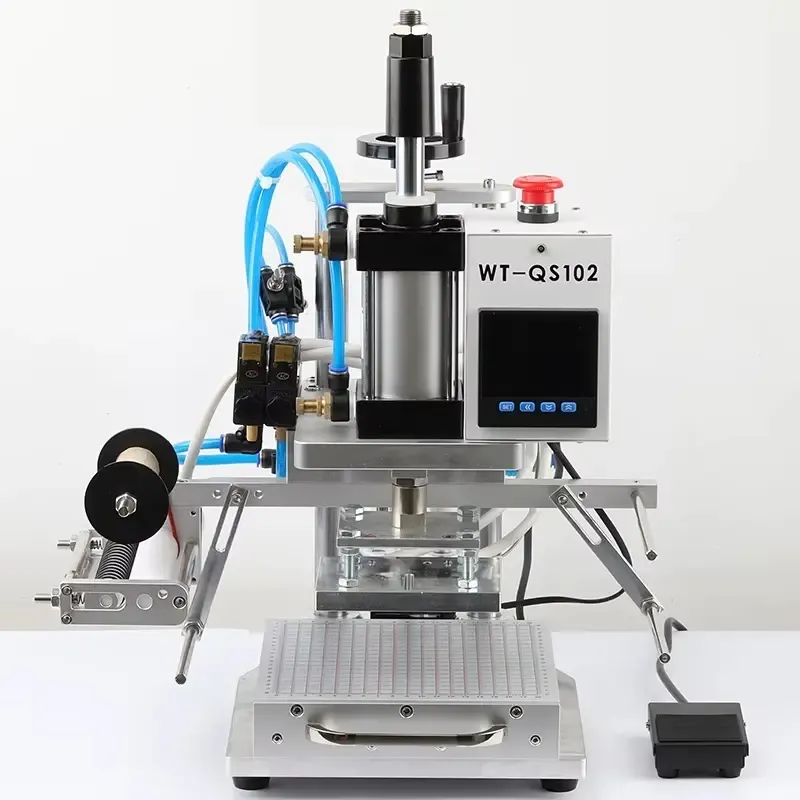 Automatic Pneumatic Flatbed Hot Foil Stamping Machine for B2B Production