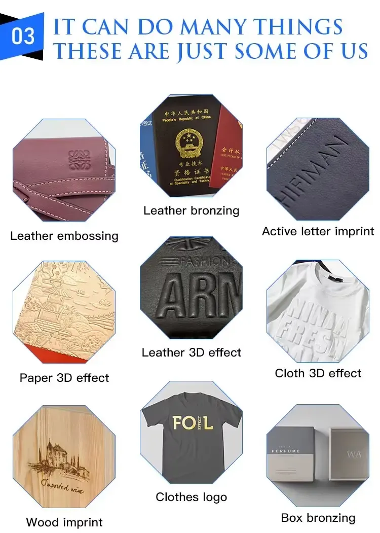 Machine de marquage à chaud doré numérique pour logos personnalisés et décoration de cadeaux - détail 6
