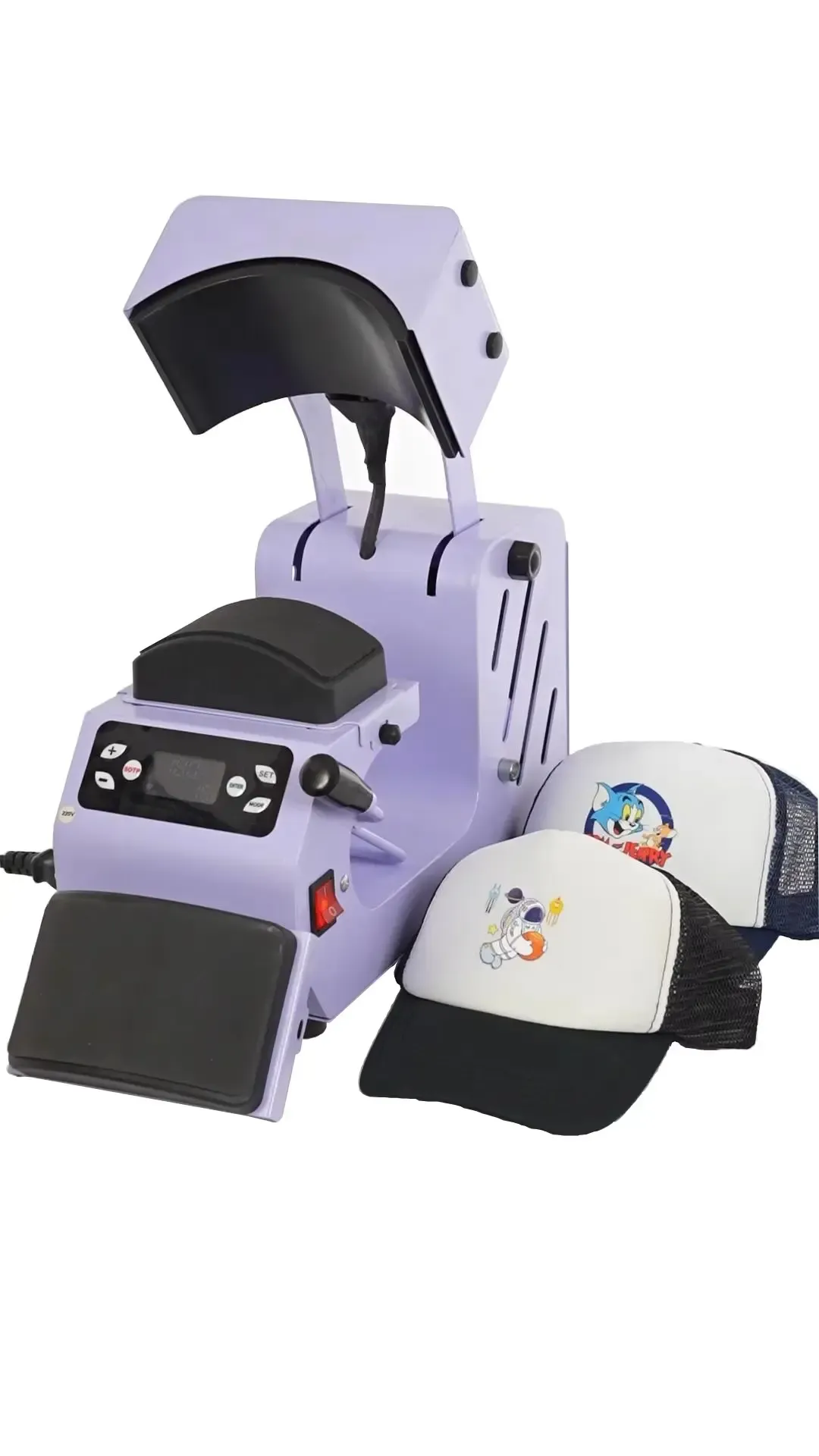 Mini plancha eléctrica para gorras para decoración personalizada - imagen 3