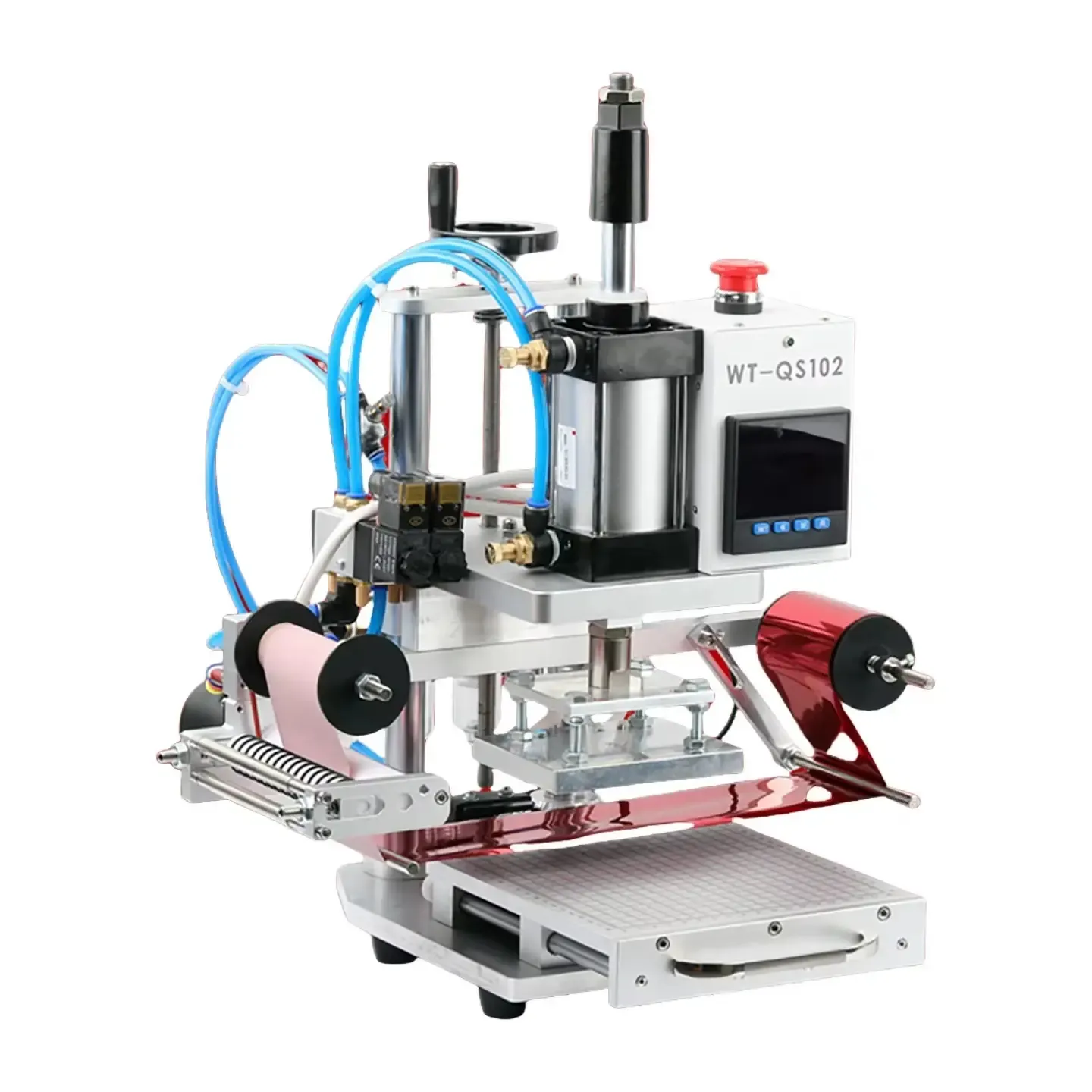 Máquina neumática automática plana de estampado en caliente para producción B2B - imagen 4
