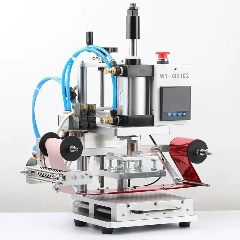 Pneumatic Flatbed Foil Stamping Press for Leather and Paper Products - image 2