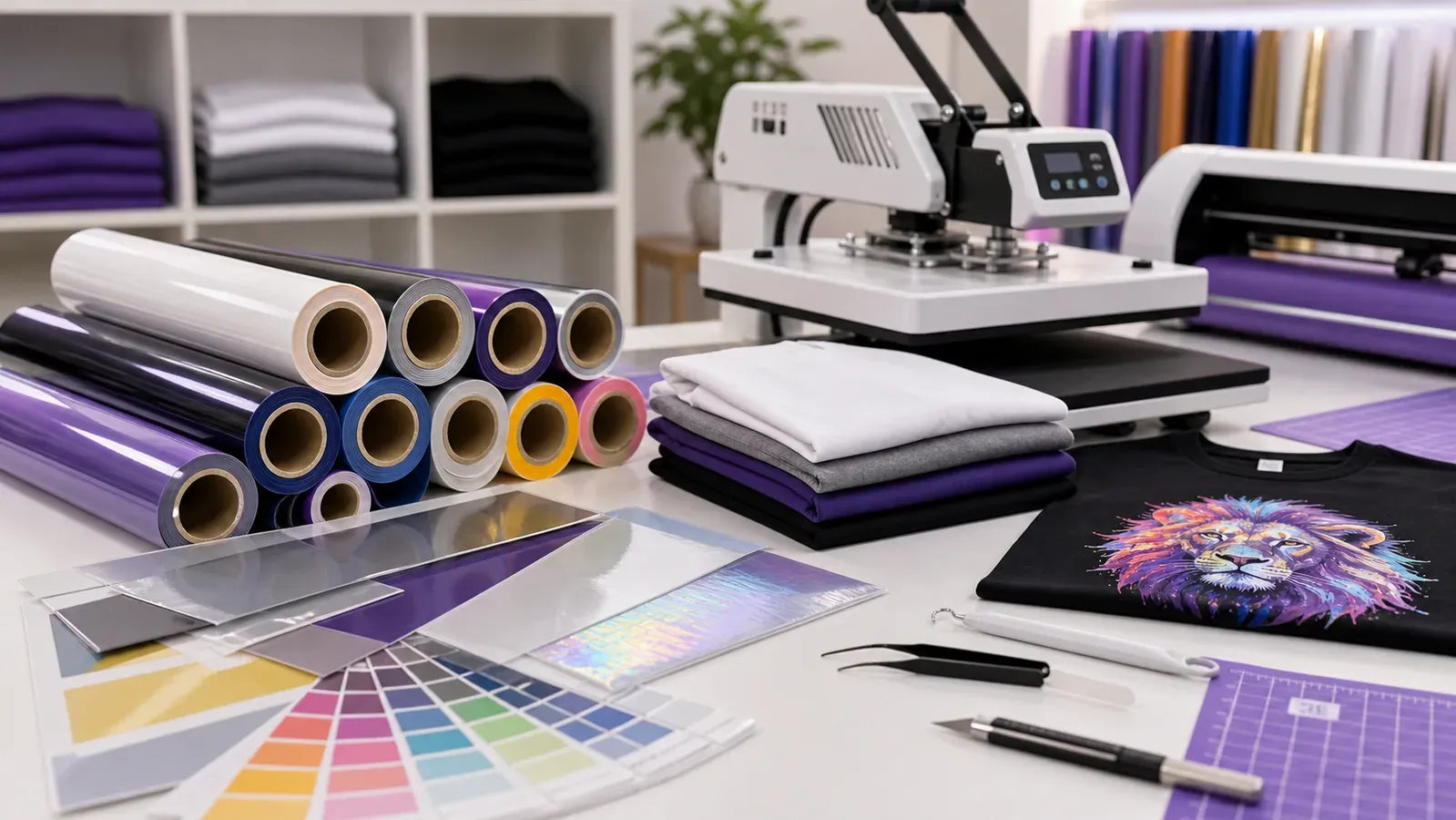 How to Choose Heat Transfer Vinyl and Films for Custom Apparel