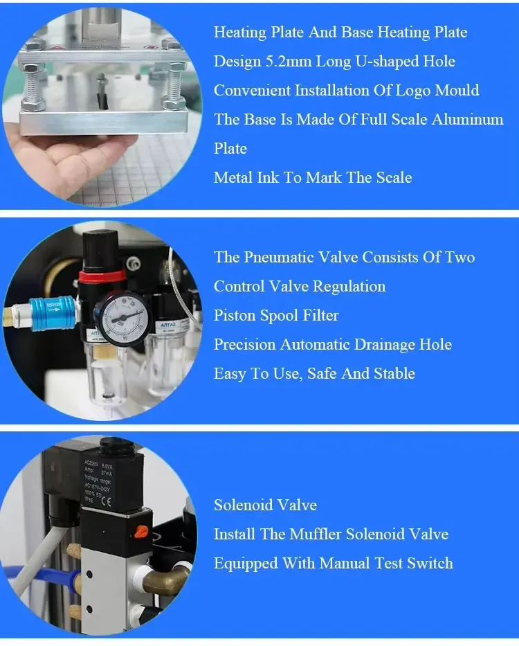 Machine de marquage à chaud doré numérique pour logos personnalisés et décoration de cadeaux - détail 9
