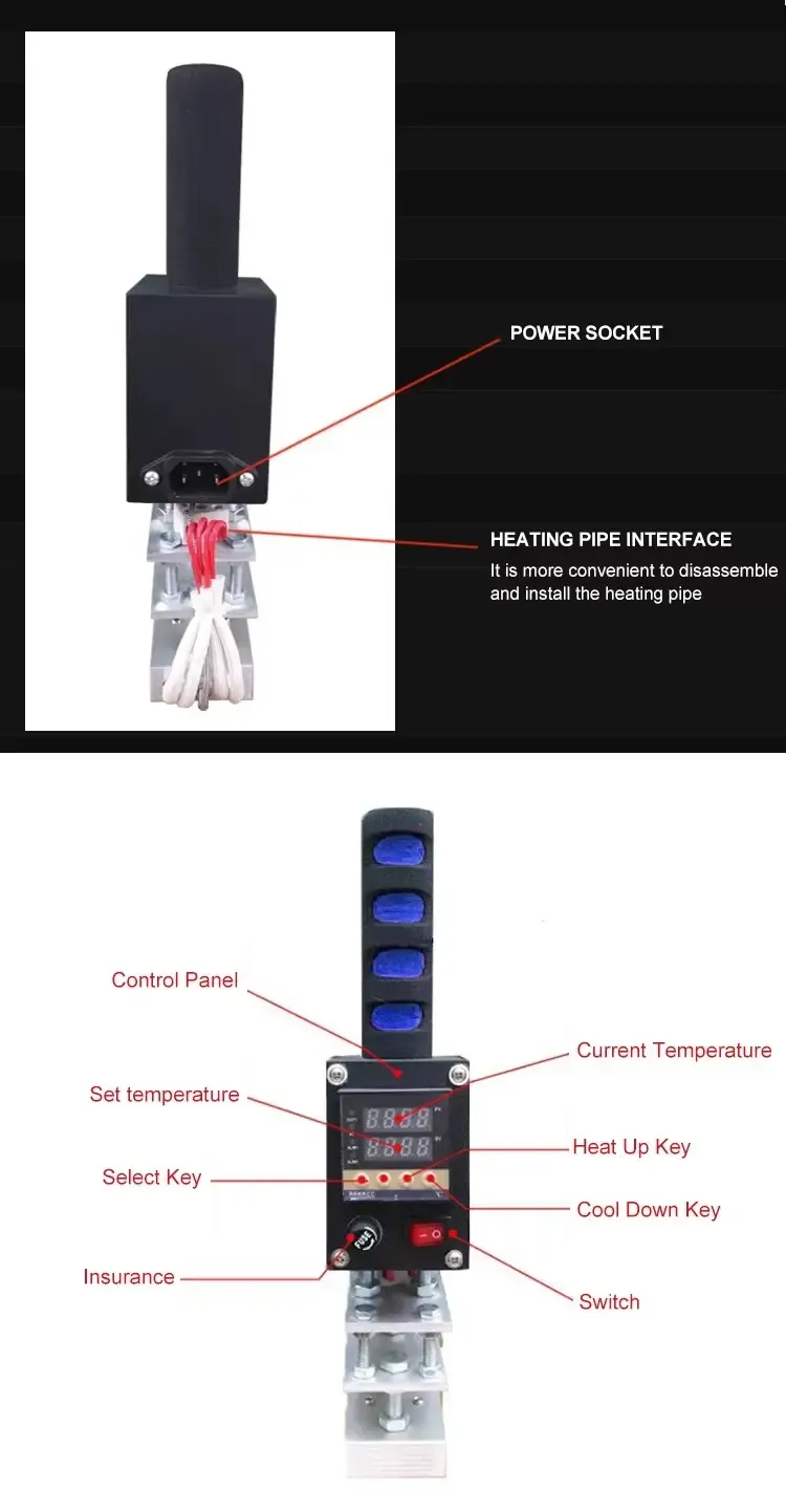 Máquina eléctrica automática de estampado en caliente para personalización comercial - detalle 6