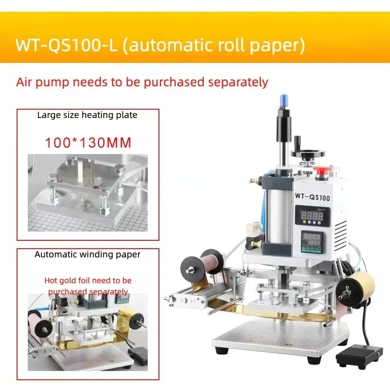 Máquina hidráulica de hot stamping e prensa térmica para uso industrial - imagem 6