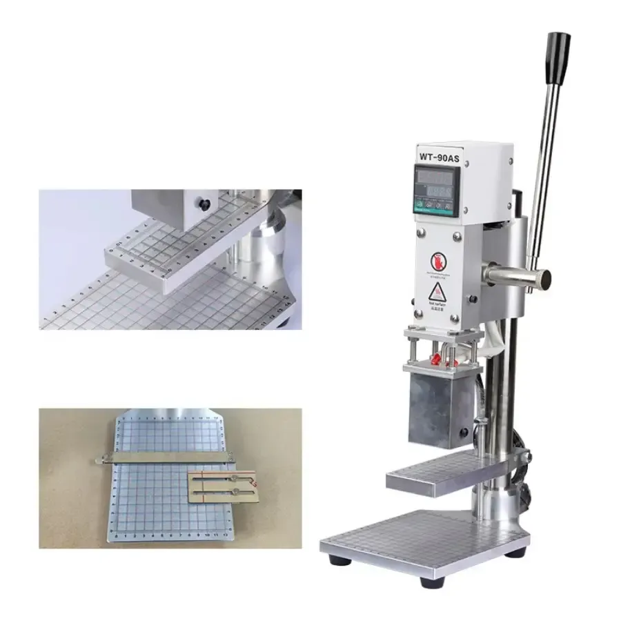 Petite machine de marquage à chaud manuelle pour cuir en atelier - image 3