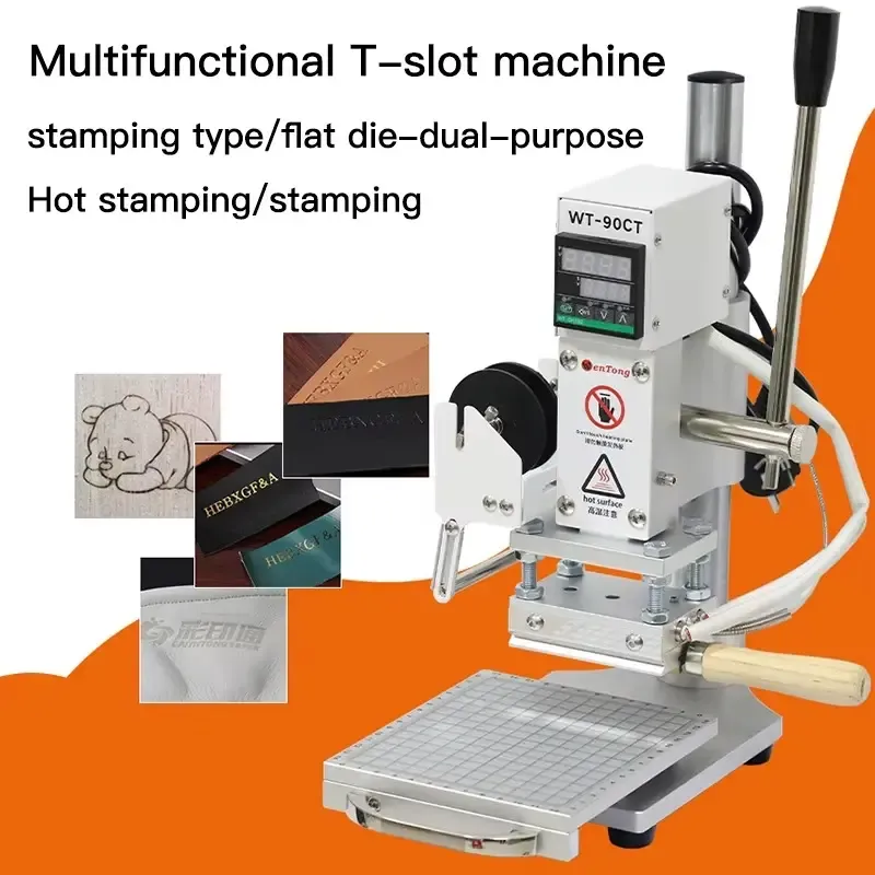 WT-90DS Digital Manual Hot Foil Stamping Machine for Leather and Cards - image 3