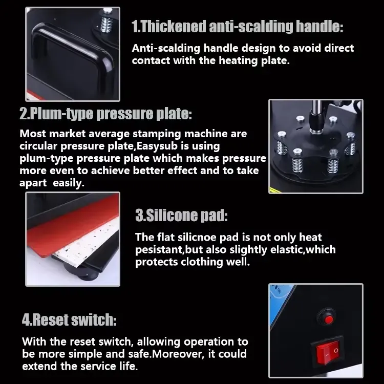 10-in-1 Combo Heat Press for Custom Transfer Production detail 4
