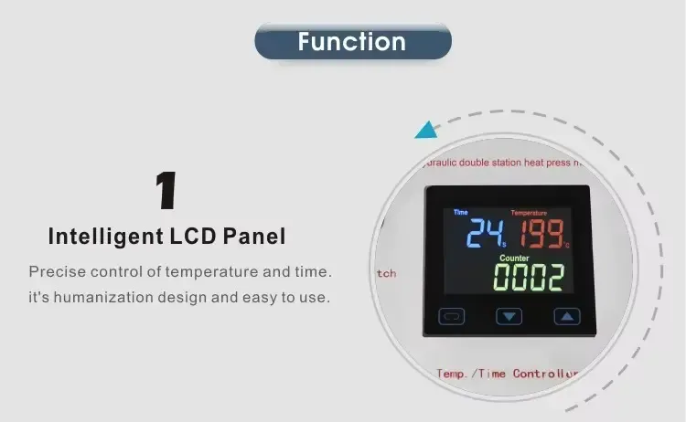 60x40cm Semi-Automatic Hydraulic Heat Press Machine detail 3