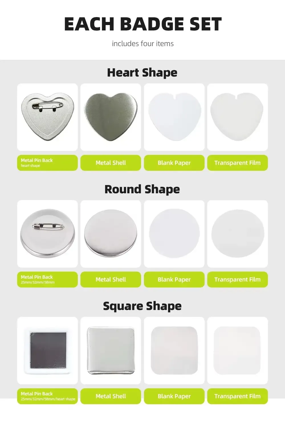 Professional 3-in-1 Heart Shape Fridge Magnet Making Machine detail 7