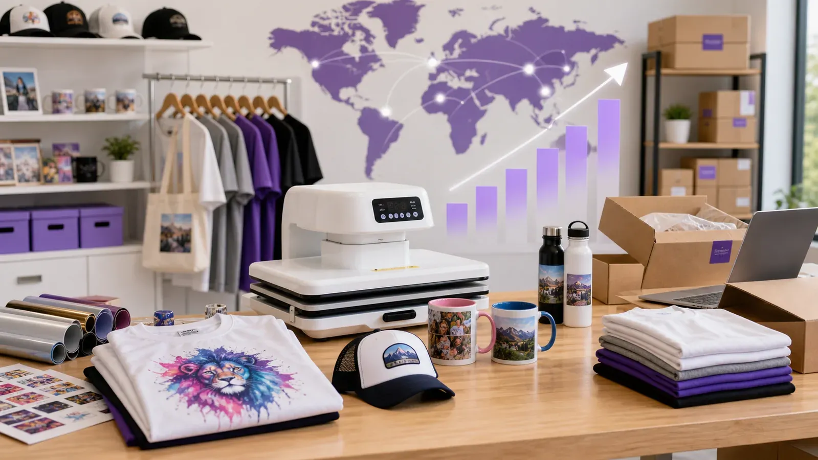 Why Small Businesses Choose Heat Press Customization