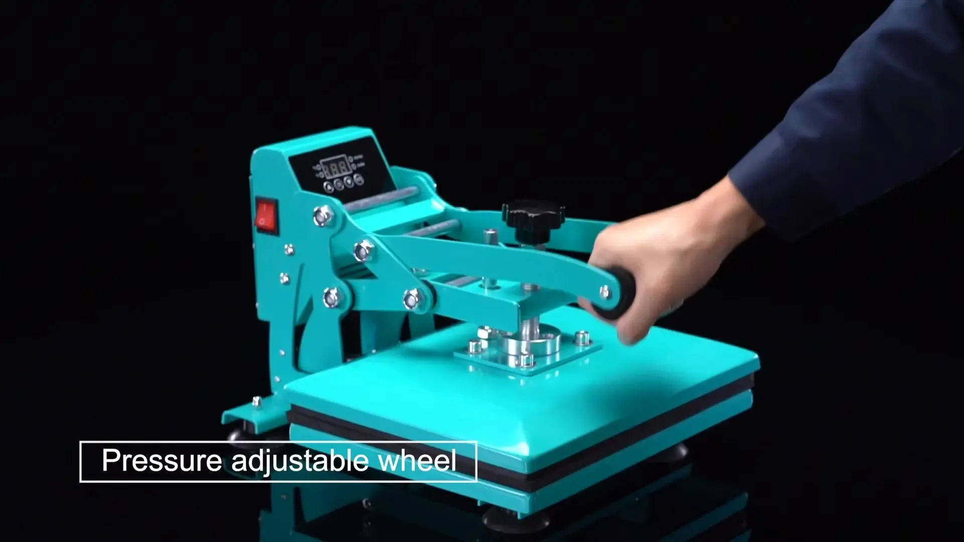 Manual Clamshell Heat Press for T-Shirt Transfer detail 1