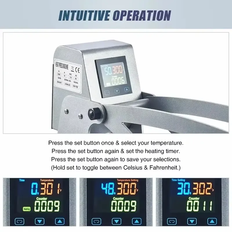 Drawer Manual Heat Press for Garment Printing detail 7