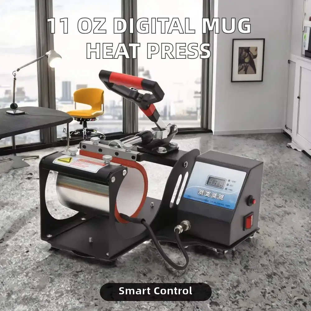 11 oz Digital Flatbed Mug Heat Press Machine detail 3