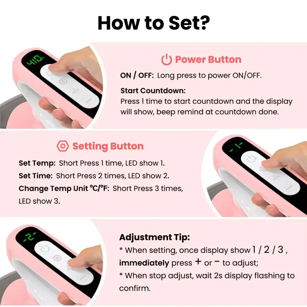 Mini plancha de mano para gorras y transfer en superficies curvas - imagen 5