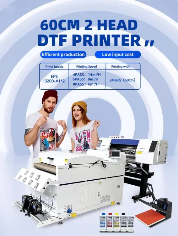 Imprimante DTF 24 pouces I3200 pour l'impression de transferts - détail 1