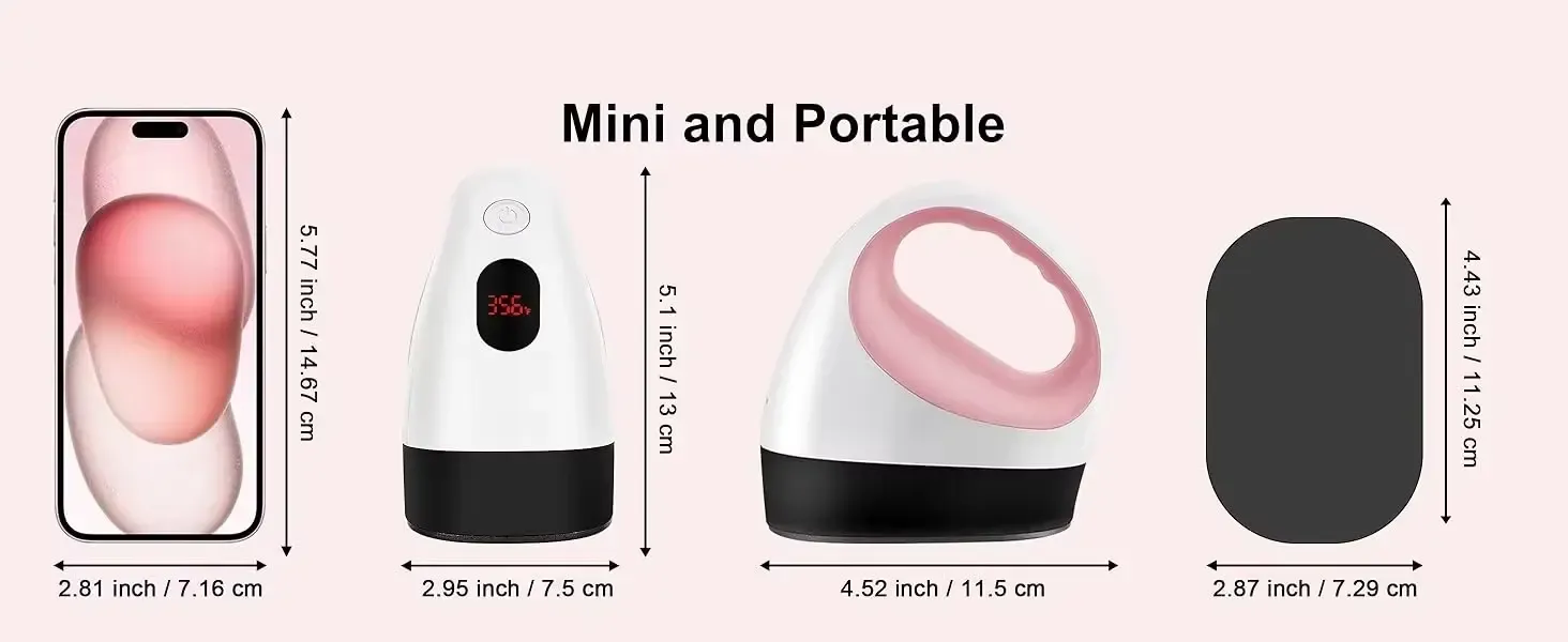 Mini prensa térmica elétrica portátil para artesanato - detalhe 13