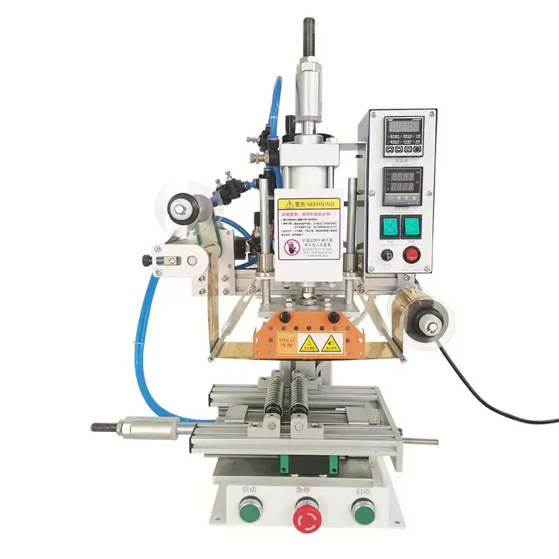Custom Gold Foil Stamping Machine for Logo Printing and Product Branding