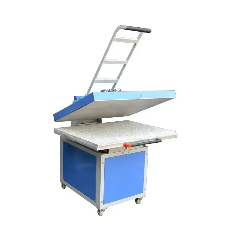 Plancha térmica manual plana de gran formato para producción textil - imagen 3